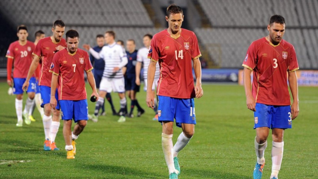 Туга играча Србије након пораза